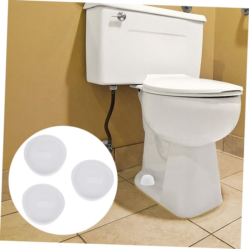 CIYODO 6pairs Toilet Bowl Ring Covers of Push-Bolt Caps Easy