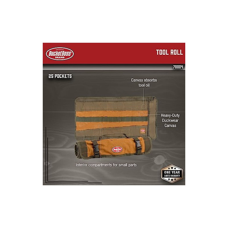 Bucket Boss® 70004 Estuche enrollable para herramientas