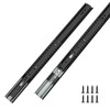 LONTAN 1 Pair Soft Close Drawer Slides 12 Inch Black