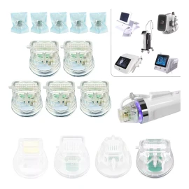 Aqua Aesthetics Radiofrecuencia Fraccionada 5 Cartuchos 10 25 64 Pin Nano Rf
