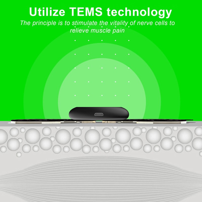Mini EMS Massager Pain Fatigue Relieve Shoulder Waist Back Electric
