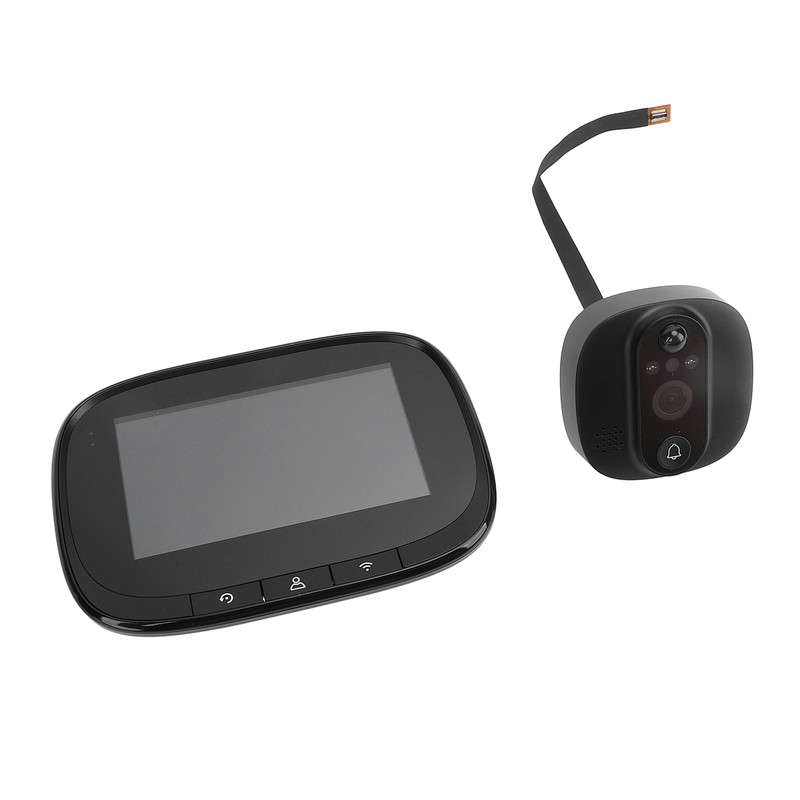 4.3in Peephole Camera 1080P 150 Degrees Wide Angle PIR Motion