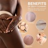 Ujfqbh Piezas Red Exfoliante Africana Esponja Larga Baño Corporal Ducha