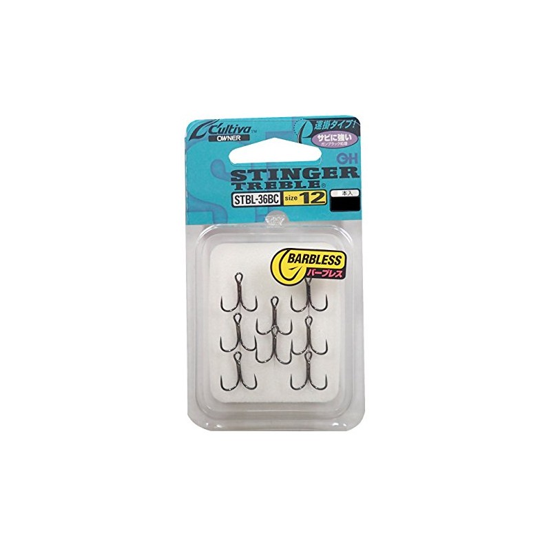Owner STBL-36BC Triple Hook Stinger Triple Hook No. 12 11634