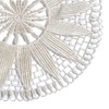 Pack of 6 Floral Lace Round Doilies 100% Polyester Traditional