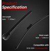 OTUAYAUTO Rear Windshield Wiper Arm Blade Set - Replacement for