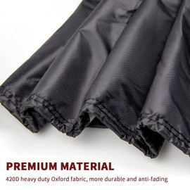 Guisong Turkey Fryer Cover, Waterproof Crawfish Boiler Cover for Most 30QT Outdoor Deep Fryer, Protective Seafood Boil Pot Covers for Seafood Boil Pot and Burner kit-15.7" D x 15.7" W x 29.9" H