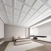 WOWSTAR 12-Pack 24"x24" Drop Ceiling Tiles, Waterproof Glue up Ceiling