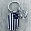 US Army Keychain, Military Gift, Army Charm Key Rings, American