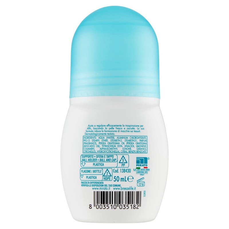 Breeze Neutral Air Freshener Roll-On 48h 0% Alcohol 50 ml