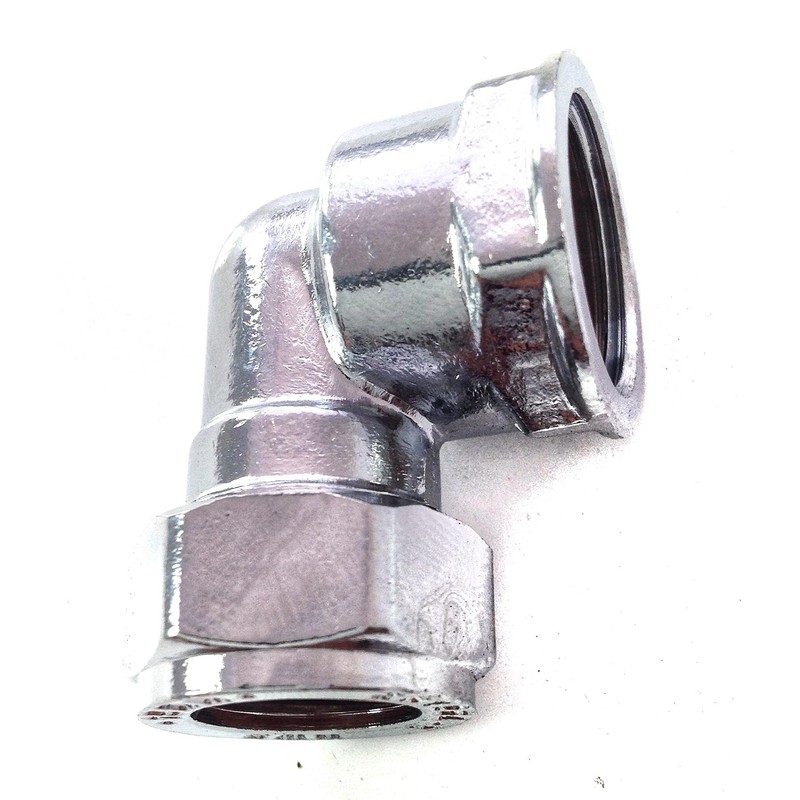 15mm x 1/2" Female Chrome Elbow