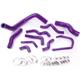 G-PLUS Radiator Silicone Hose Piping Kit Compatible For Nissan Silvia 200sx 240sx S13 S14 S15 SR20det Purple