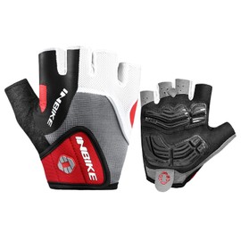 INBIKE Cycling Gloves Half Finger Gel Breathable Non-Slip Shock Absorption Mountain Bike Gloves Men Women Summer for Cycling MTB