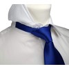 TigerTie Designer Security Safety Tie Plain Pre-tied with Elastic Band,