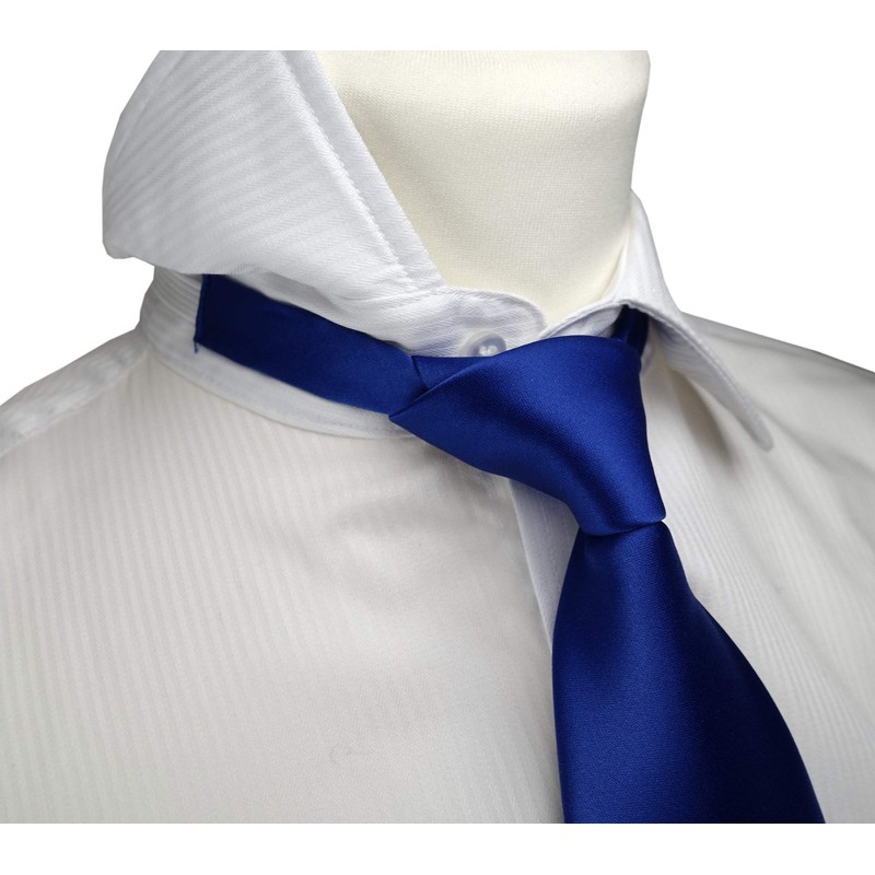 TigerTie Designer Security Safety Tie Plain Pre-tied with Elastic Band,