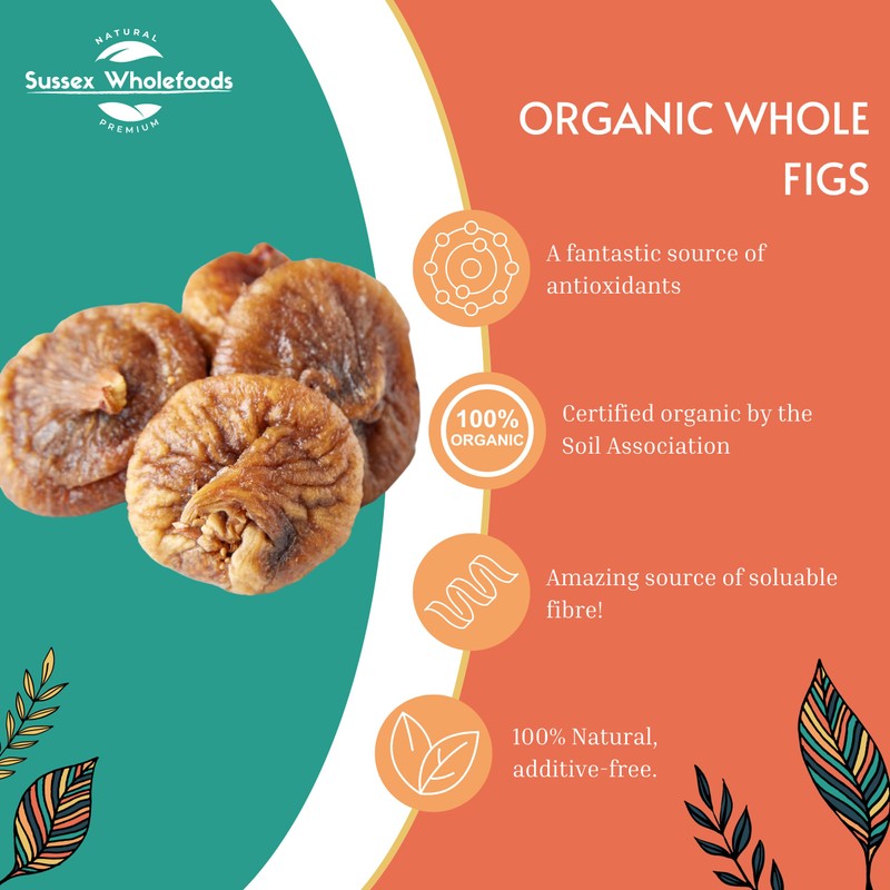 Sussex Wholefoods Organic Figs 250g: Taste The Goodness!