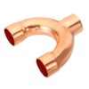 PATIKIL 7/8 Inch ID Copper Fitting, 3 Way Y Type