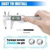 Digital Caliper Measuring Tool, Stainless Steel Vernier Caliper Digital Micro...