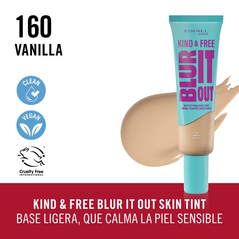 Rimmel London Kind & Free BLUR IT OUT Mattierende Foundation