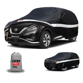 Aoulette Nissan Car Cover Custom Fit for Nissan Murano, Waterproof Car Cover for Automobiles All Weather, Lightweight Full Exterior Cover Outdoor Sun Rain Dust Snow Wind Protection.