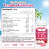 2 Pack Tanning Gummies for Women, Daily Tanning Supplement Melanin