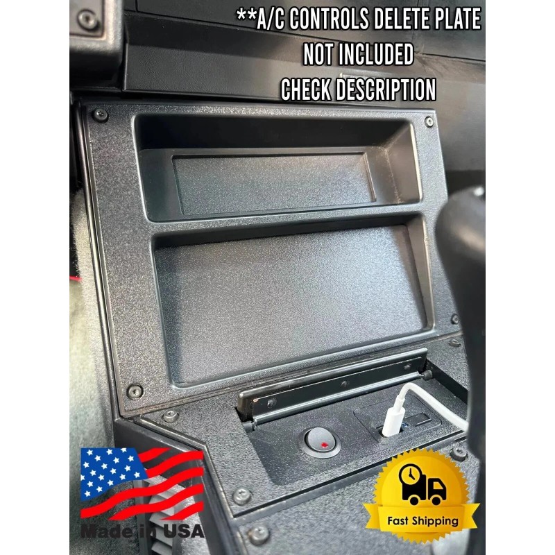 FueledBy3D 1982-1992 Camaro IROC Z28 RS Radio Delete Plate (OEM
