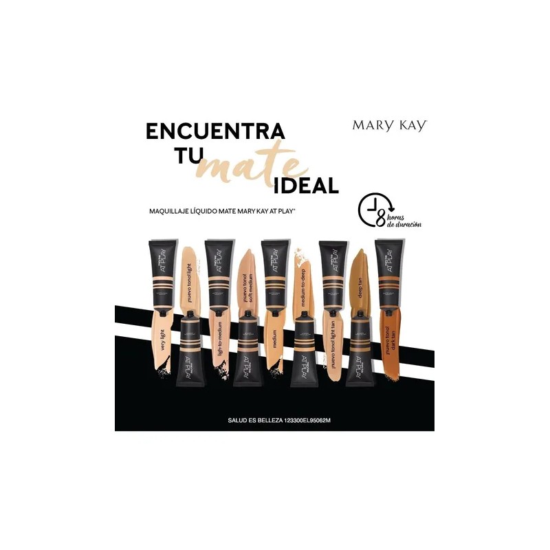Mary Kay At Play Maquillaje Liquido Mate 8 Hrs Duracion