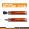 MACHOMAN RCW209 9 Piece Transformed Ratchet Bit Screwdriver Set