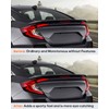 FINDAUTO ABS Rear Roof 9 Shark Fin Style Spoiler Wing