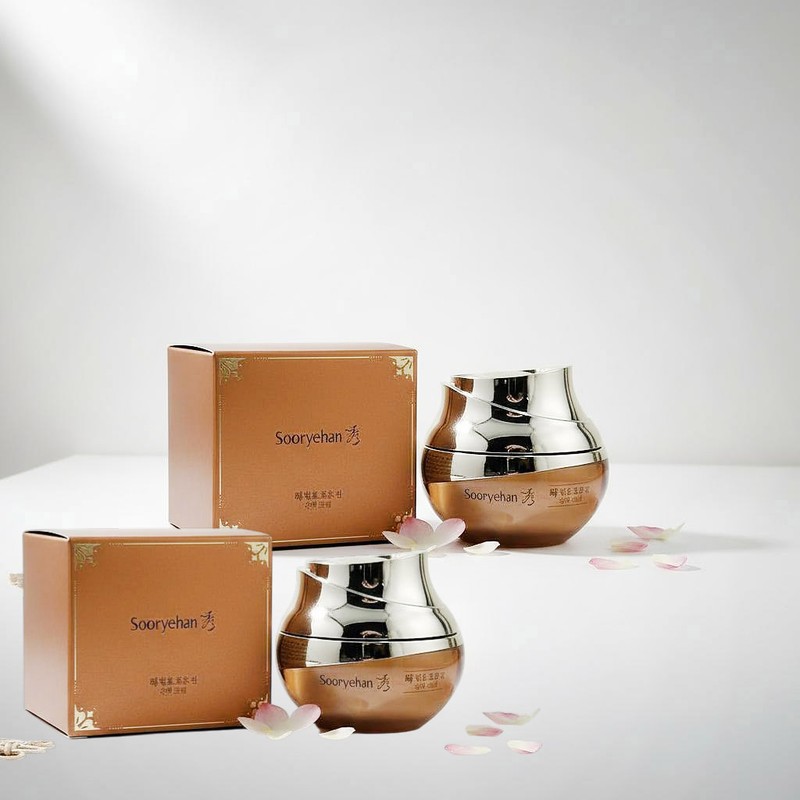 Sooryehan Fermented Hyoyun Gin Essence Cream 50ml x 2 Moisturizing