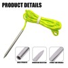 4pcs Baseball Threading Lacing Needle, Stainless Steel Glove Lacing Needle,