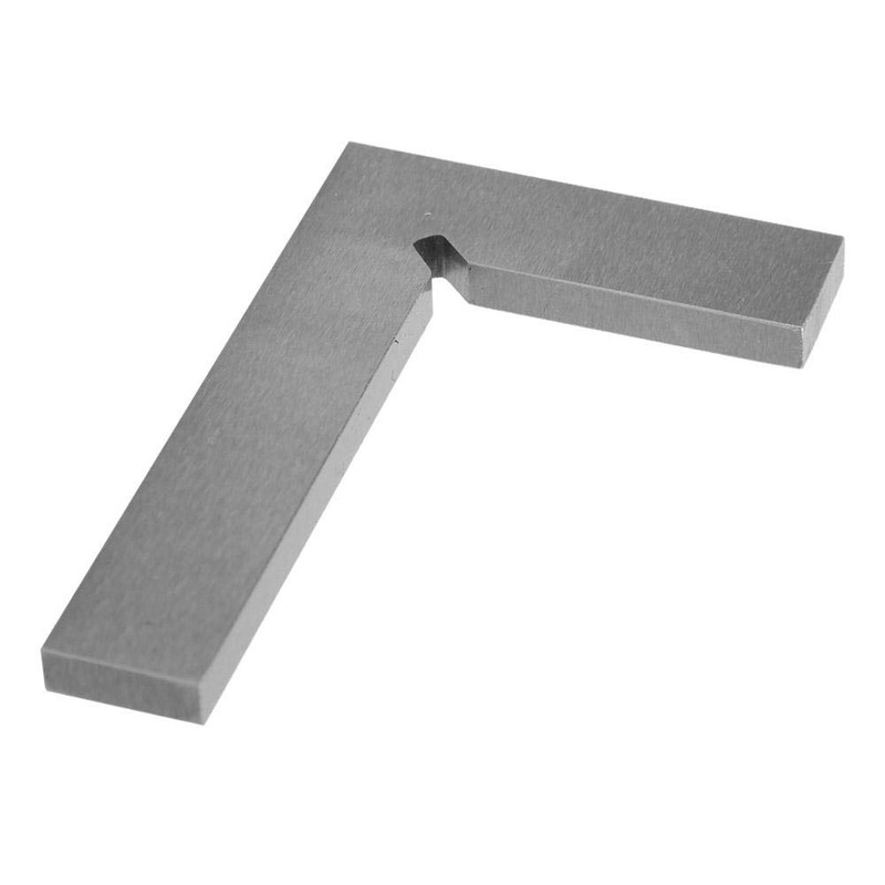 Stainless Steel Right Angle Ruler High Accuracy 2 Straight Edges