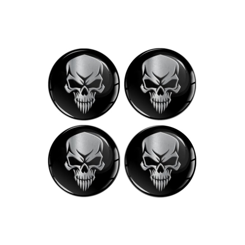 SkinoEu 4 x 50 mm Sticker for Hub Caps Hub