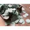 InsideMyNest Stone Green Sage Gray Confetti Biodegradable Throwing Confetti Wedding