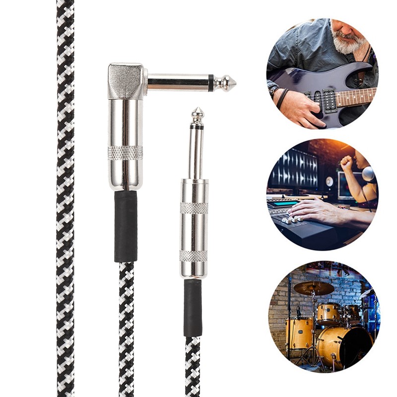 Guitar Cable Bass Effect Speaker Audio Connection Wire Electric Musical