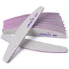 Canvalite 10pcs 80/80 Grit Nail Files for Acrylic Nails Emery