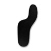 OC9 Morton's Toe Carbon Fiber Flat Insole, Black (Long (Men's