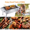 FIRINER Foldable Portable Charcoal Grill, Small Compact Outdoor BBQ Grill