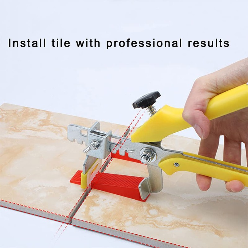 Eowppue Tile Levelling Clips 1 mm 200 Pieces Tile Levelling