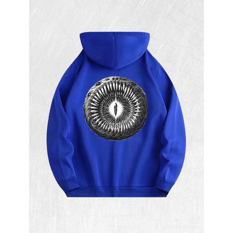 Occult Eye Graphic Hoodie 100% Cotton US Warehouse 7 ColorsColor: