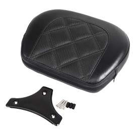 Unbranded Passenger Sissy Bar Backrest Pad For Harley Road Street Tri Electra Glide FLHT