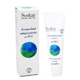 Sostar Antiwrinkle Eye Cream SPF15 Αντιρυτιδική Κρέμα Ματιών, 25ml