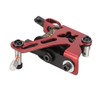 10 Wraps Coil Tattoo Machine Iron Frame Red Hollow Butterfly