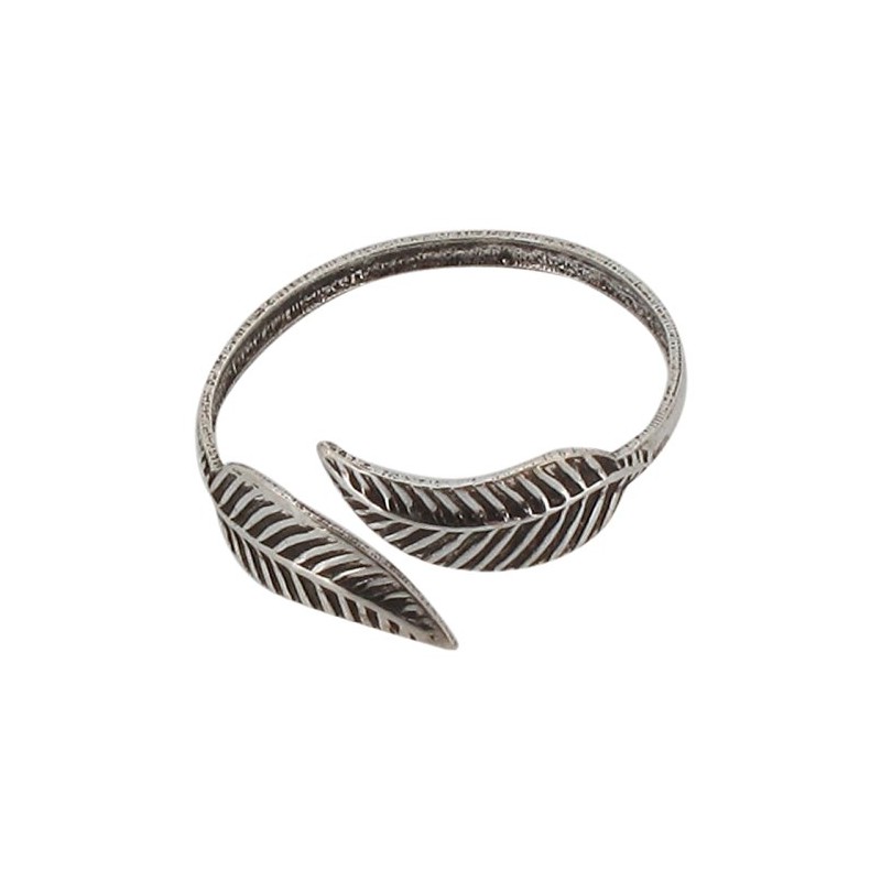 Touch Jewellery 925 Sterling Silver Leaf Adjustable Toe Ring with