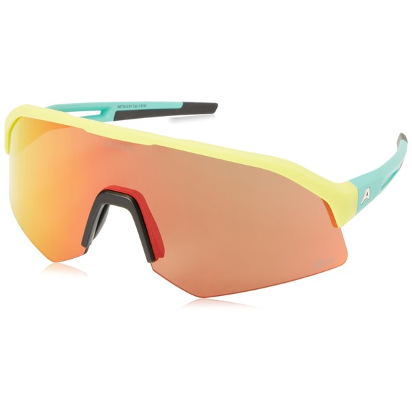 Alpina Unisex Sonic Hr Q-lite Sunglasses, Yellow-turquoise matte