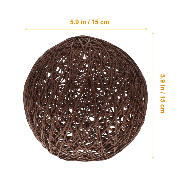 Handmade Rattan Lamp Ceiling Light Woven Table Light Home Bedroom