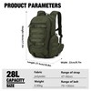 Mardingtop 28L Tactical Backpacks Practical Military Rucksack with Molle System