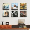 Heimera Vinyl Record Shelf Wall Mount, 6 Pack 12 inch