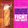Ziploc Tall Food Storage Bags, 10 Count