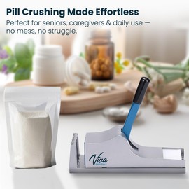 VivaEssentials Medical Pill Crusher (Pill Pouches Sold SEPERATLEY)